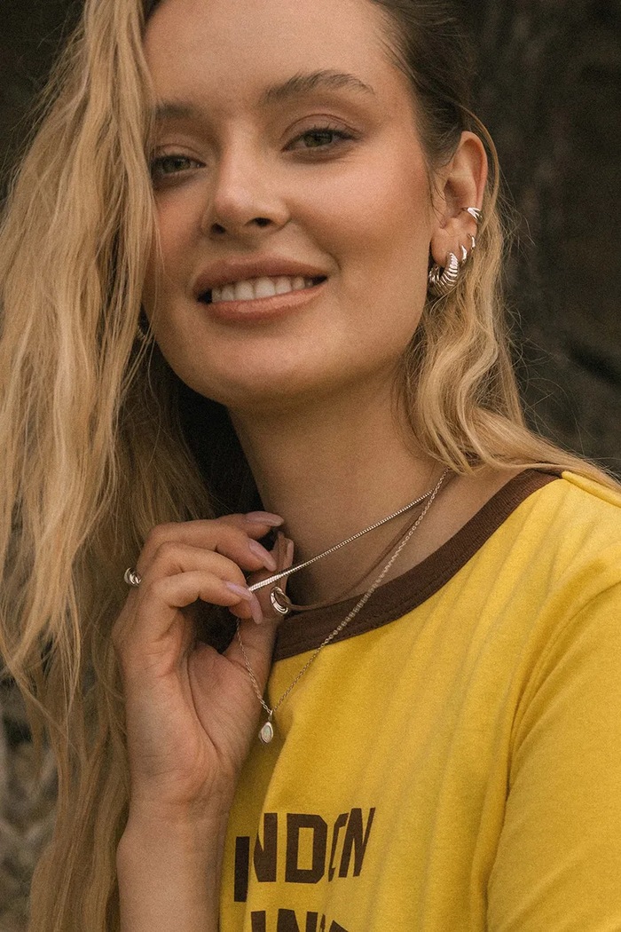 ANIA KRUK kolczyki SEA srebrny MMRKM1550