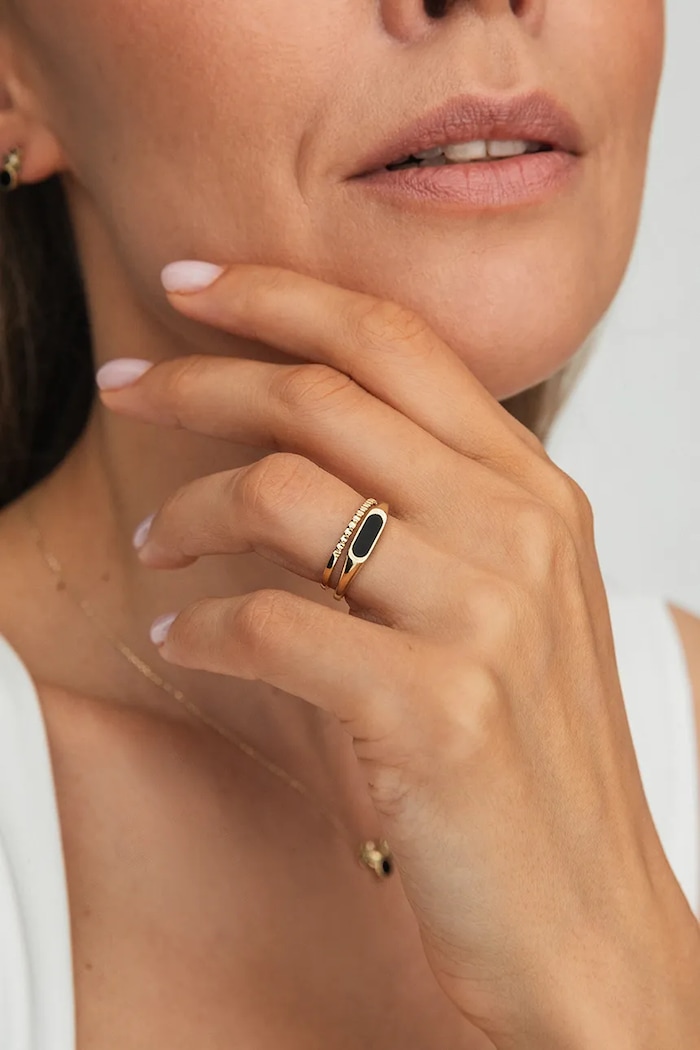 Accesorii ANIA KRUK inel de aur SOFT ZEMPZ2650 aur