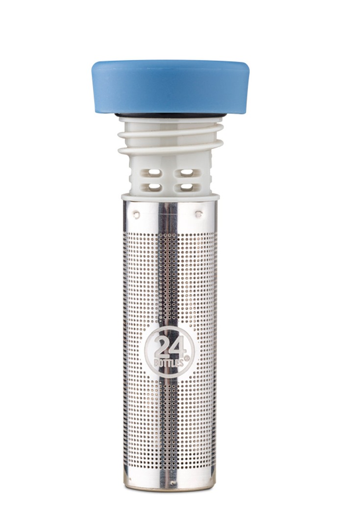 24bottles - Gyümölcstartó betét a Clima termoszhoz Infuser Lid Light Blue kék Infuser.Lid.Light.Blue