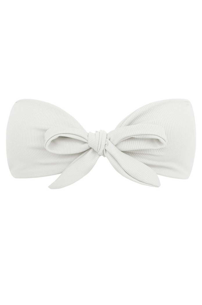 Ruházat MUUV. bikini felső Bow Bandeau biustonosz.BOW.BANDEAU fehér
