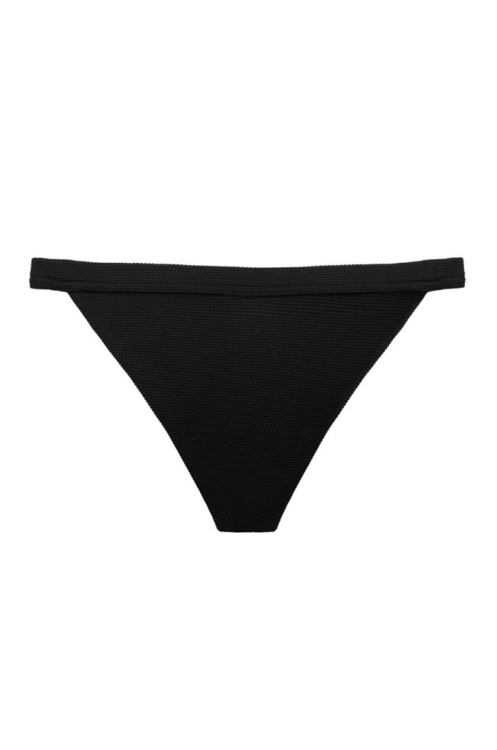 MUUV. Chiloți de baie Hotpants Tanga negru figi.HOTPANTS.TANGA