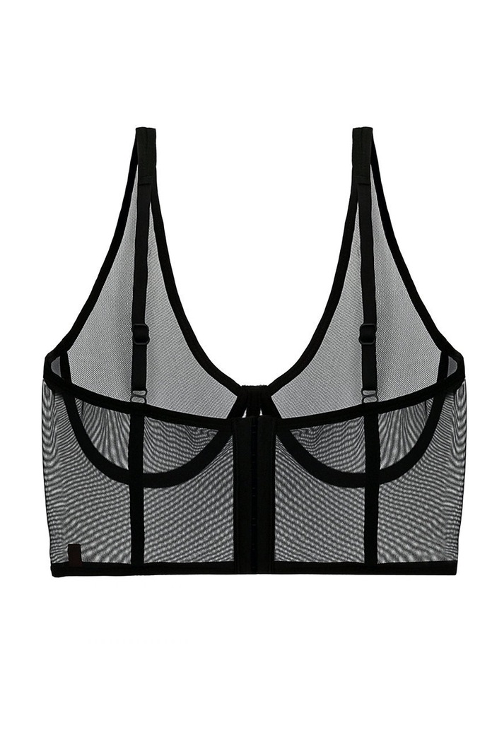 MUUV. Biustonosz BUSTIER GORSET bius.BUSTIER.GORSET.bla