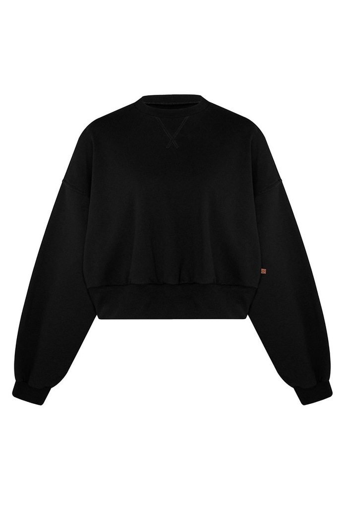 MUUV Bluza bawełniana MILD COTTON bluza.MILD.COTTON.black czarny