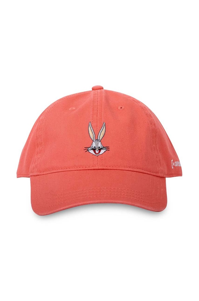 Βαμβακερό καπέλο του μπέιζμπολ Capslab x Looney Tunes CL.LOO8.1.CD.BUG2 πορτοκαλί ZA00