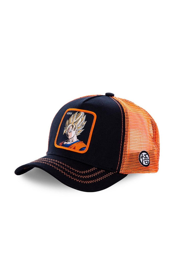 Capslab - Czapka z daszkiem DRAGON BALL aplikacja pomarańczowy CL.DBZ.1.GO3