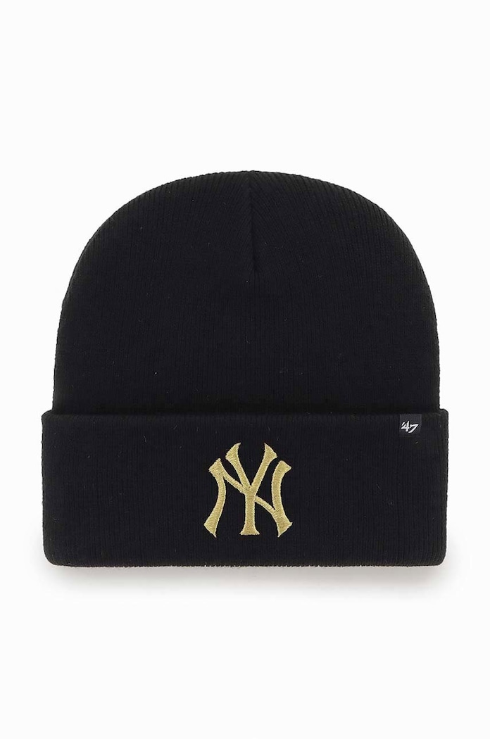 47brand caciula Mlb New York Yankees imprimeu negru B.HYMKM17ACE.BKD