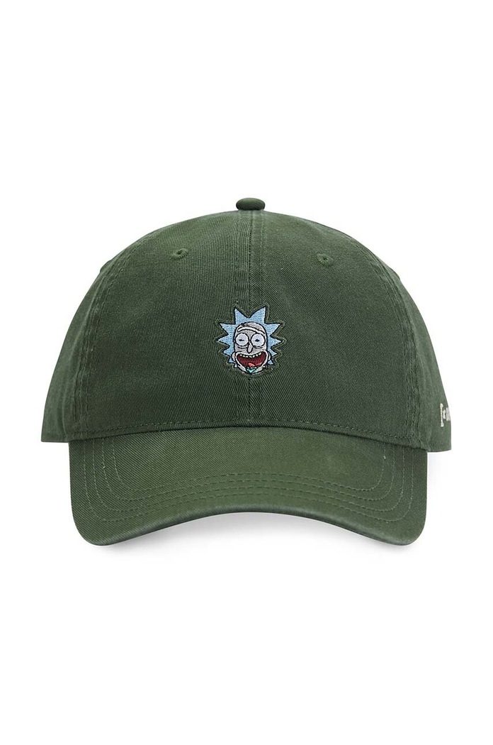 Doplňky Bavlněná baseballová čepice Capslab x Rick & Morty CL.REM4.1.CD.HEA zelená