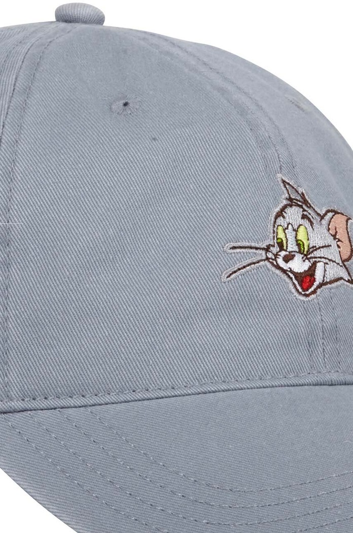 Βαμβακερό καπέλο του μπέιζμπολ Capslab x Tom & Jerry CL.TAJ4.1.CD.CAT γκρί ZA00