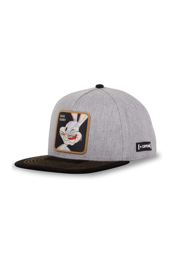 Capslab czapka z daszkiem x Looney Tunes aplikacja szary CL.LOO10.1.CF.BUG