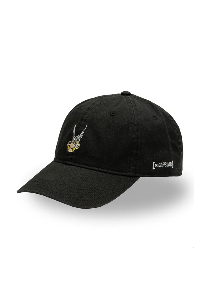 Bavlnená šiltovka Capslab x Asterix bavlna čierna CL.AST1.1.CD.AST