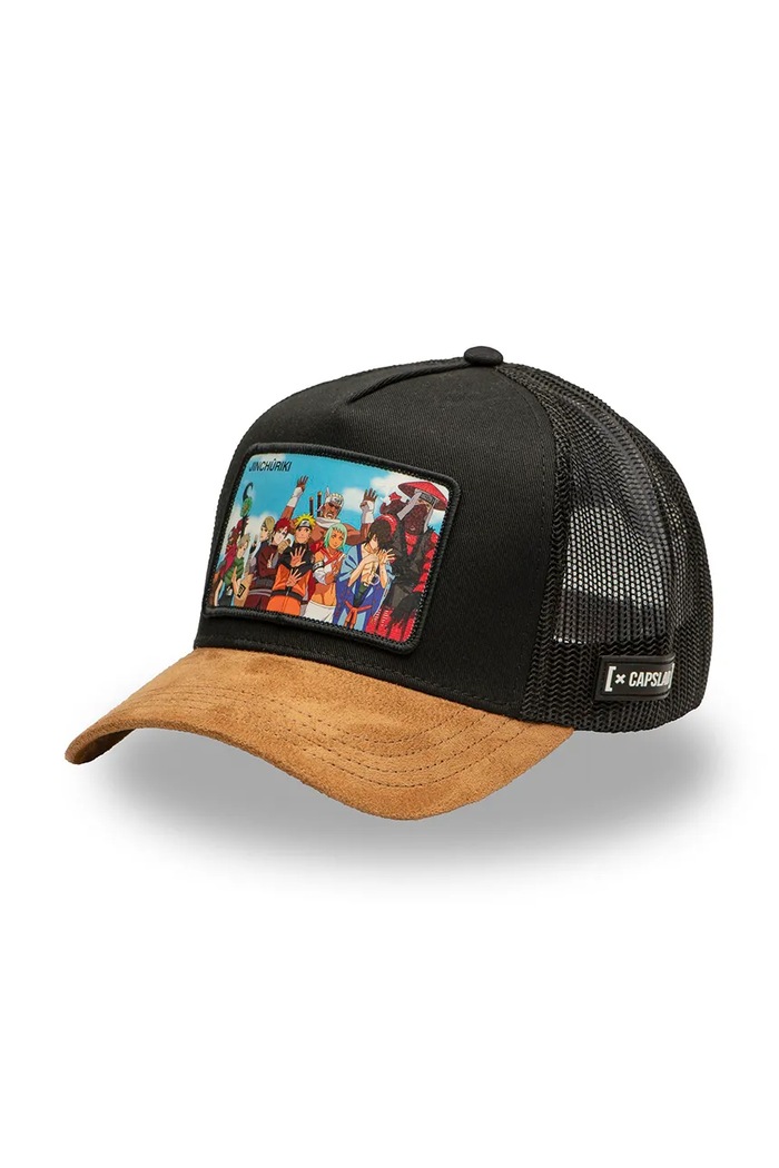 Capslab czapka z daszkiem x Naruto aplikacja czarny CL.NS4.1.CT.JIN