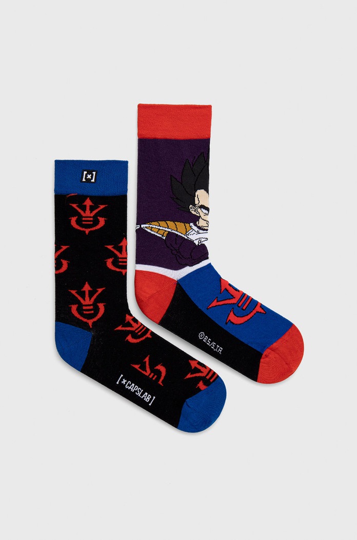 Ponožky Capslab X Dragon Ball Z dlhé ponožky viacfarebná CL.DBZ.1.CV.VEG