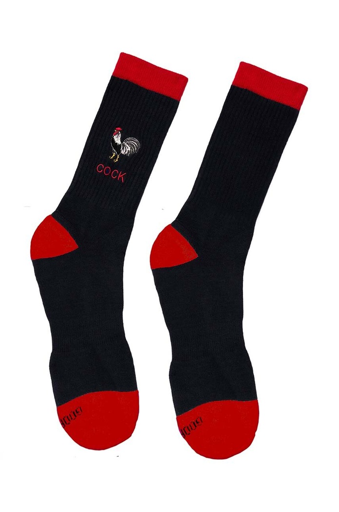 Čarape Goorin Bros visoke čarape crna 109.0012