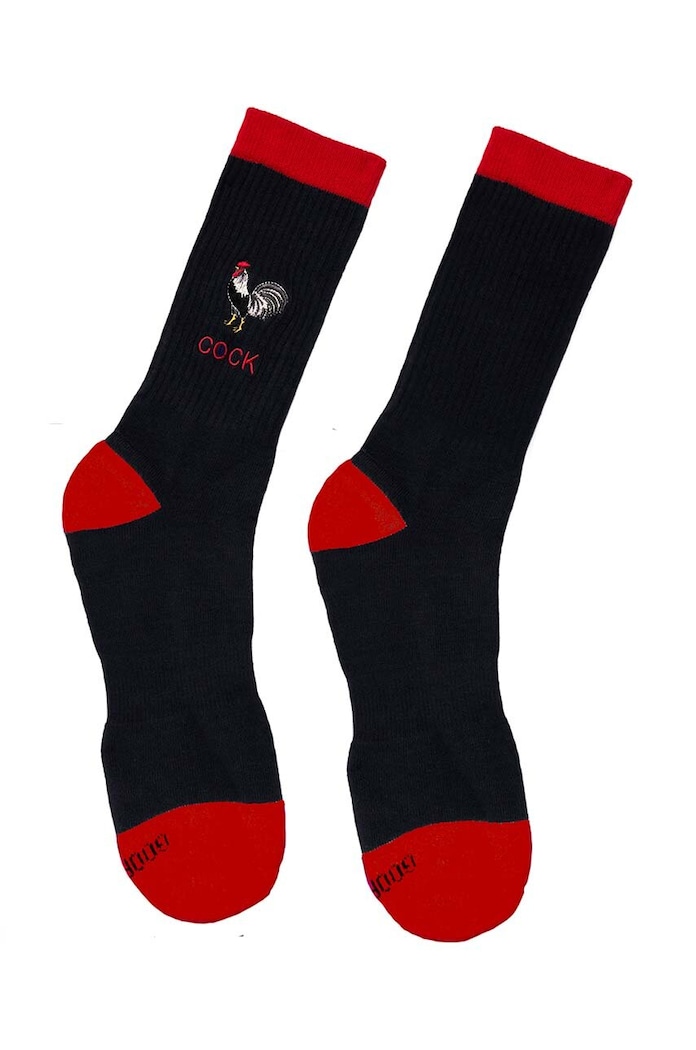 Čarape Goorin Bros visoke čarape crna 109.0012
