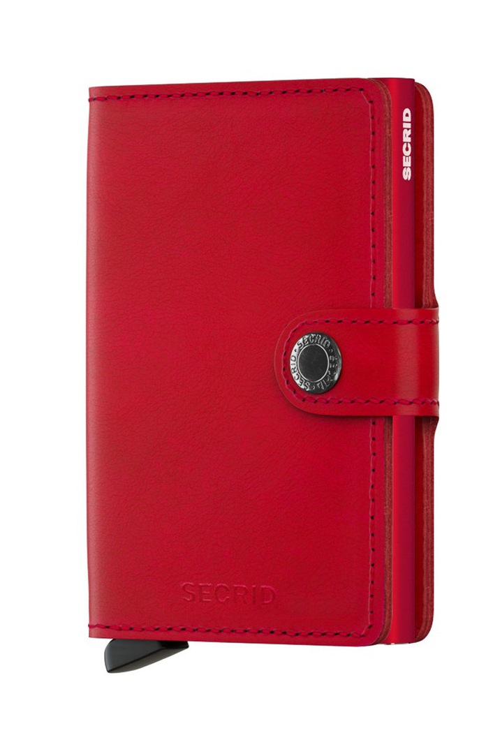 Secrid leather wallet synthetic red M.Red.Red