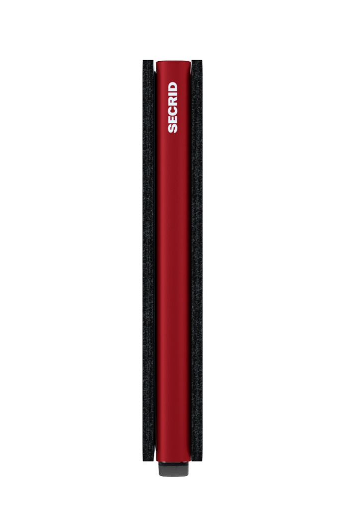 Secrid - Шкіряний гаманець чорний SM.Black.Red