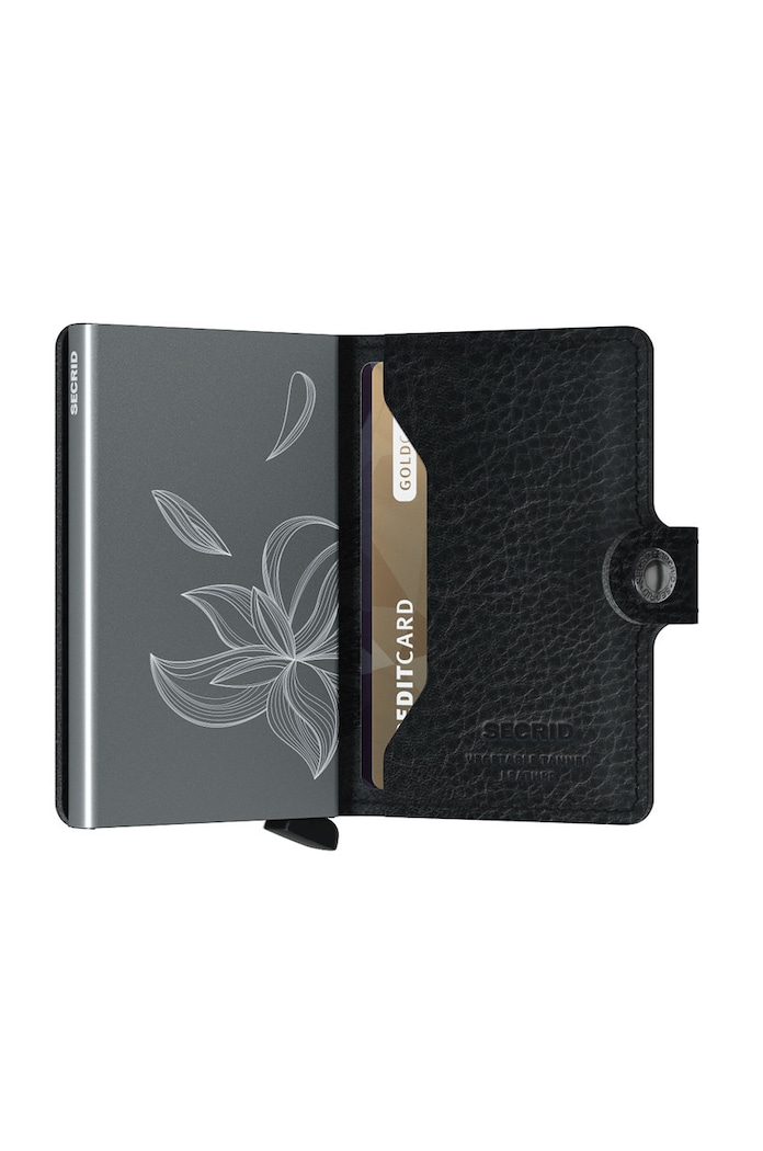 Аксесоари Secrid - Кожен портфейл MSt.Magnolia.Black черен