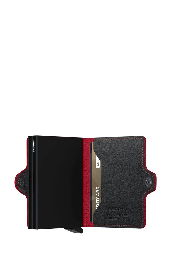Портмоне Secrid черен TPf.Black.Red