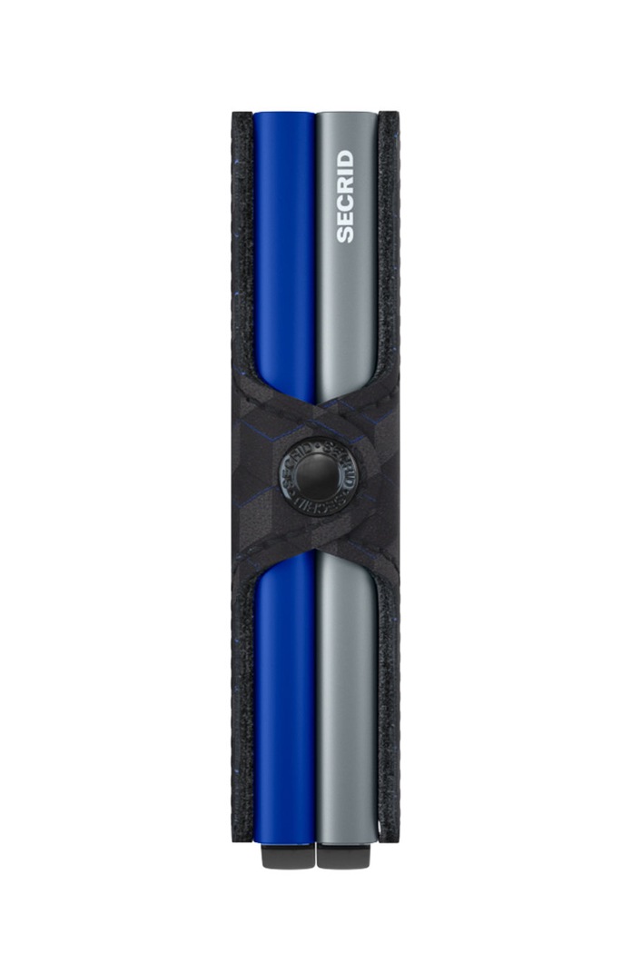 Кожен портфейл Secrid TOp.Titanium.Blue черен