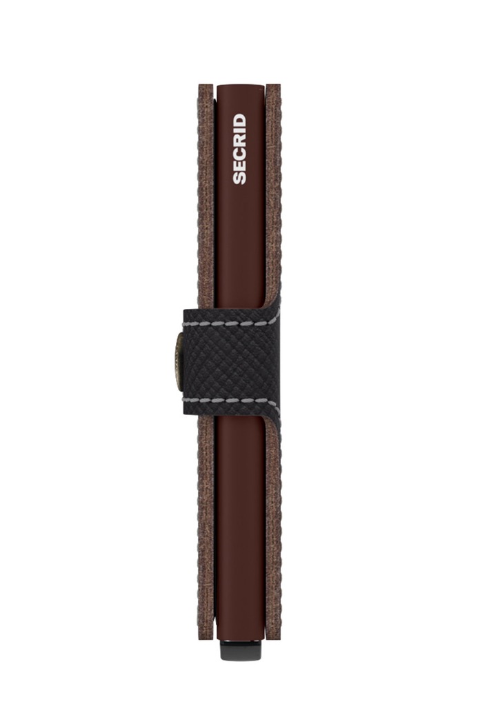 Secrid Portfel skórzany MSa.Brown czarny
