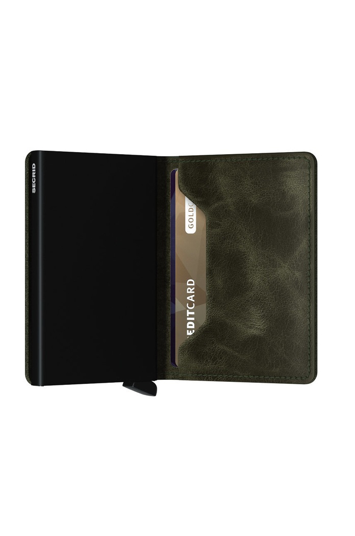 Doplňky Kožená peněženka Secrid SV.OliveBlack zelená