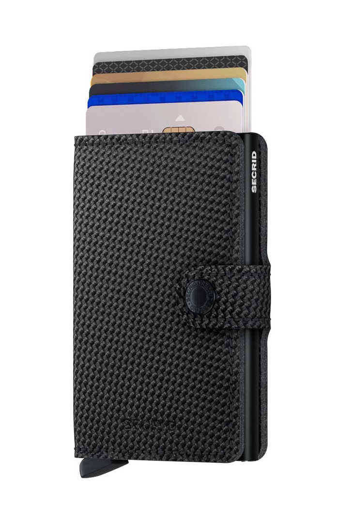 Secrid RFID wallet leather Men's Mca.Miniwallet black ZA00