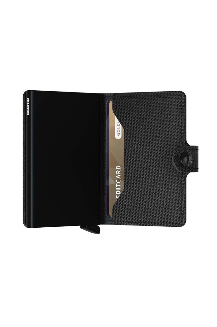 Secrid RFID wallet leather Men's black Mca.Miniwallet