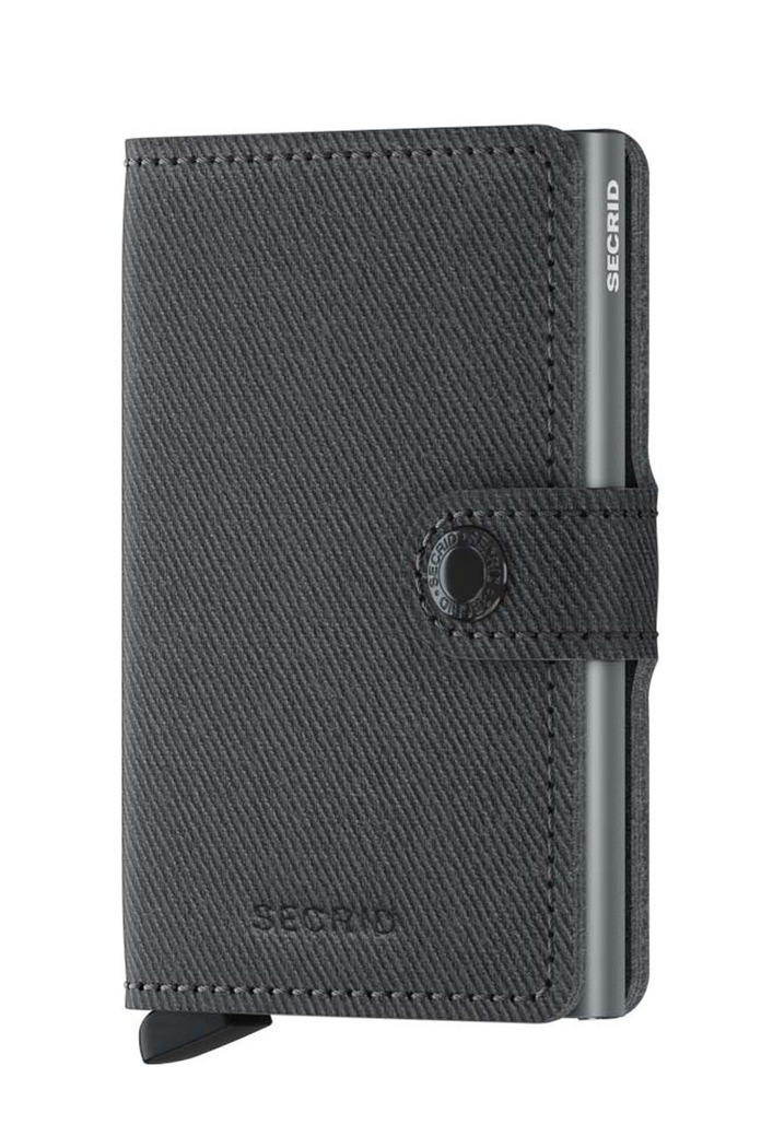 Кожаный кошелек Secrid гладкий серый MTw.Grey