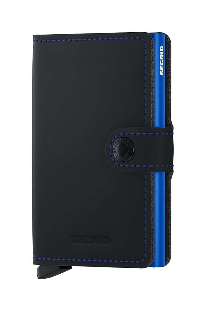 Secrid wallet plain black MM.Black.Blue