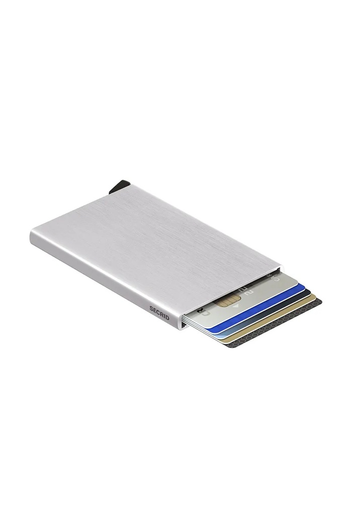 Doplňky Peněženka Secrid C.Brushed.Silver stříbrná