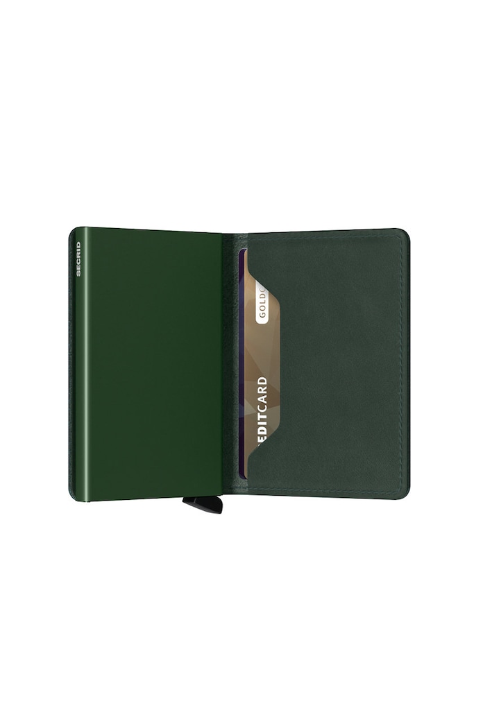 Doplňky Kožená peněženka Secrid SO.Green zelená
