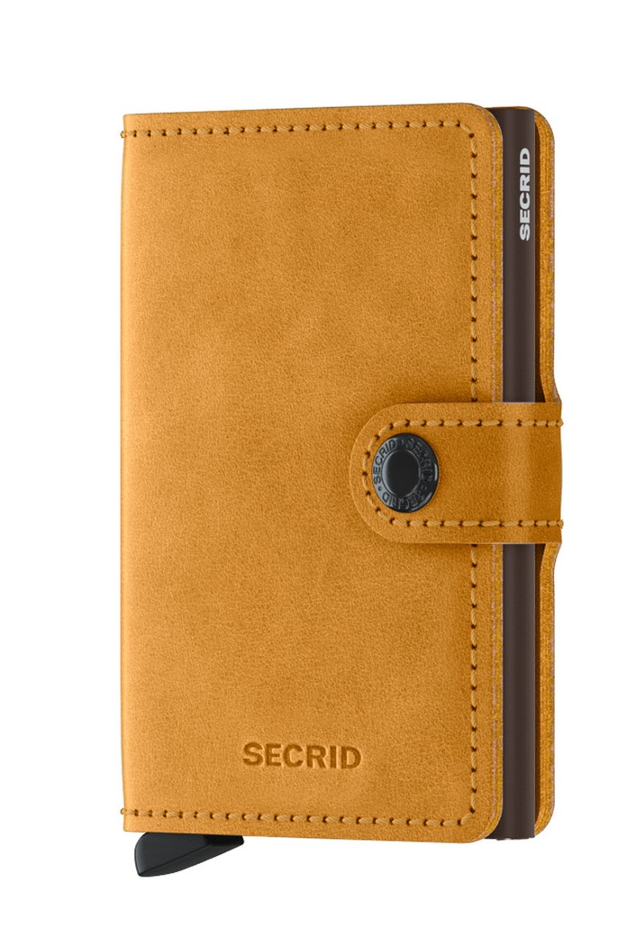 Secrid - Bőr pénztárca nappa bőr sárga MV.Ochre