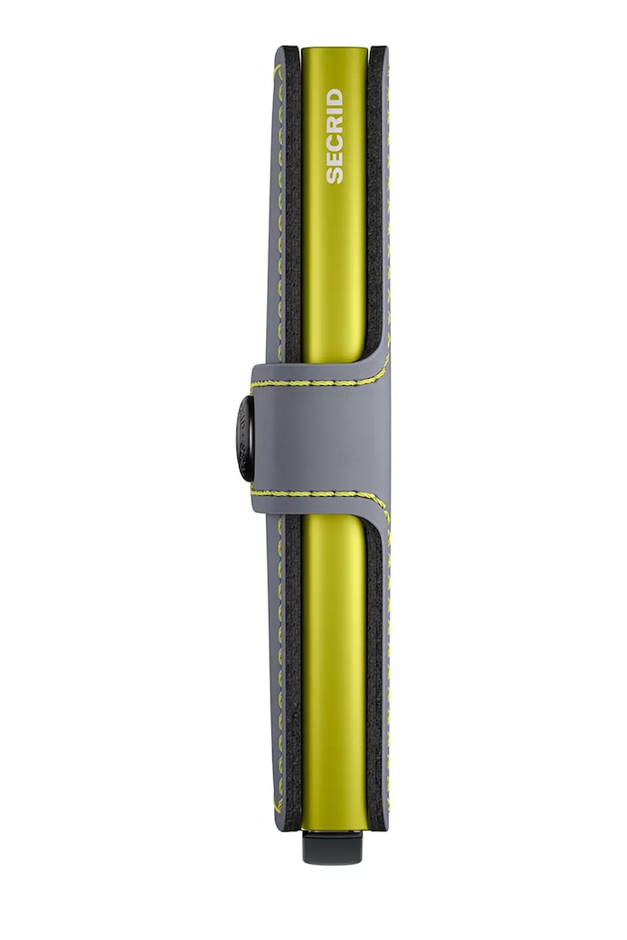 Secrid portofel de piele MATTE MM.Black gri