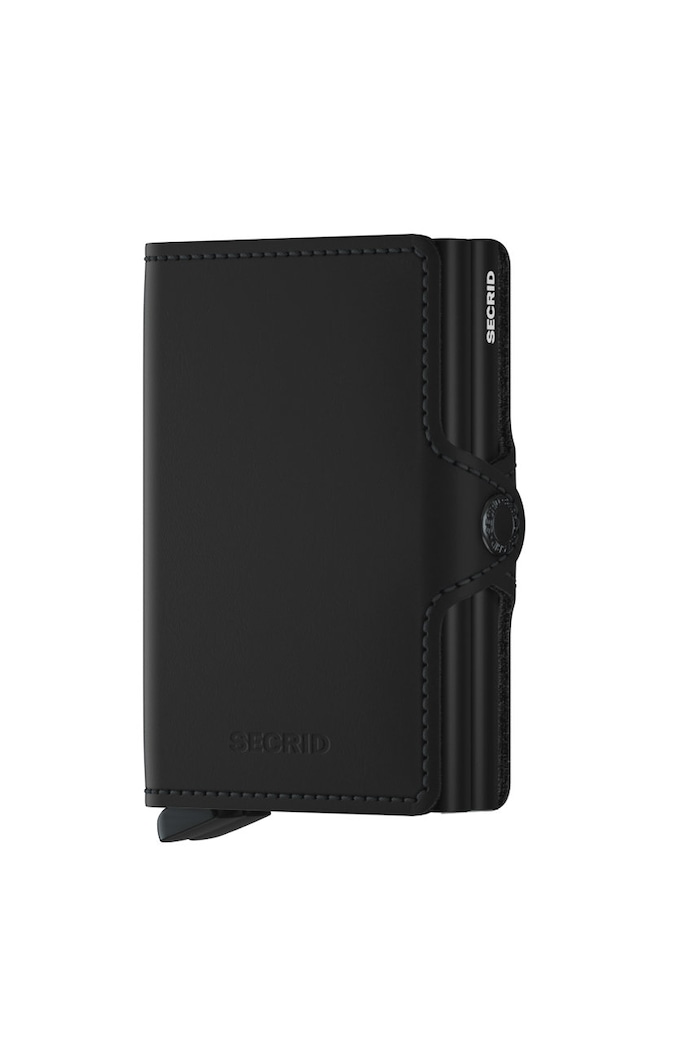 Secrid - Kožená peňaženka jednofarebný čierna TM.Black