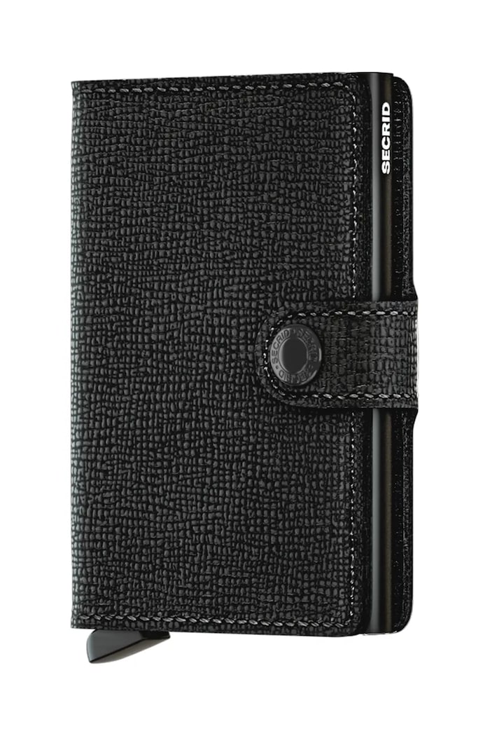 Secrid - Kožená peňaženka usňová koža čierna MC.Black
