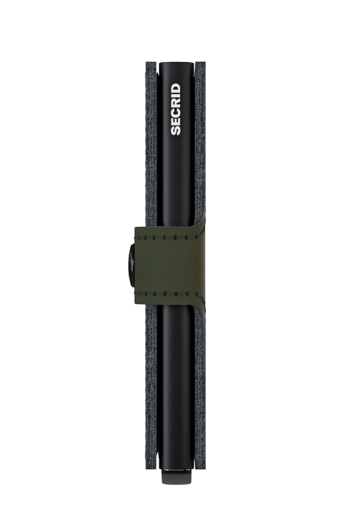 Secrid - Portfel skórzany MSt.Linea.Lime zielony