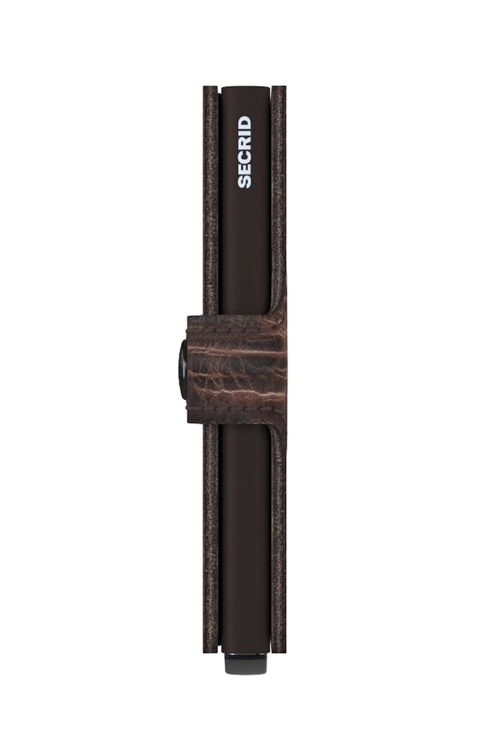 Secrid - Portofel de piele maro MDM.Cacao.Brown