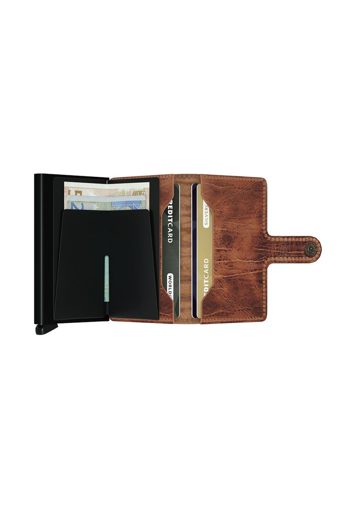 Accessori Secrid portafoglio in pelle MDM.Whiskey marrone