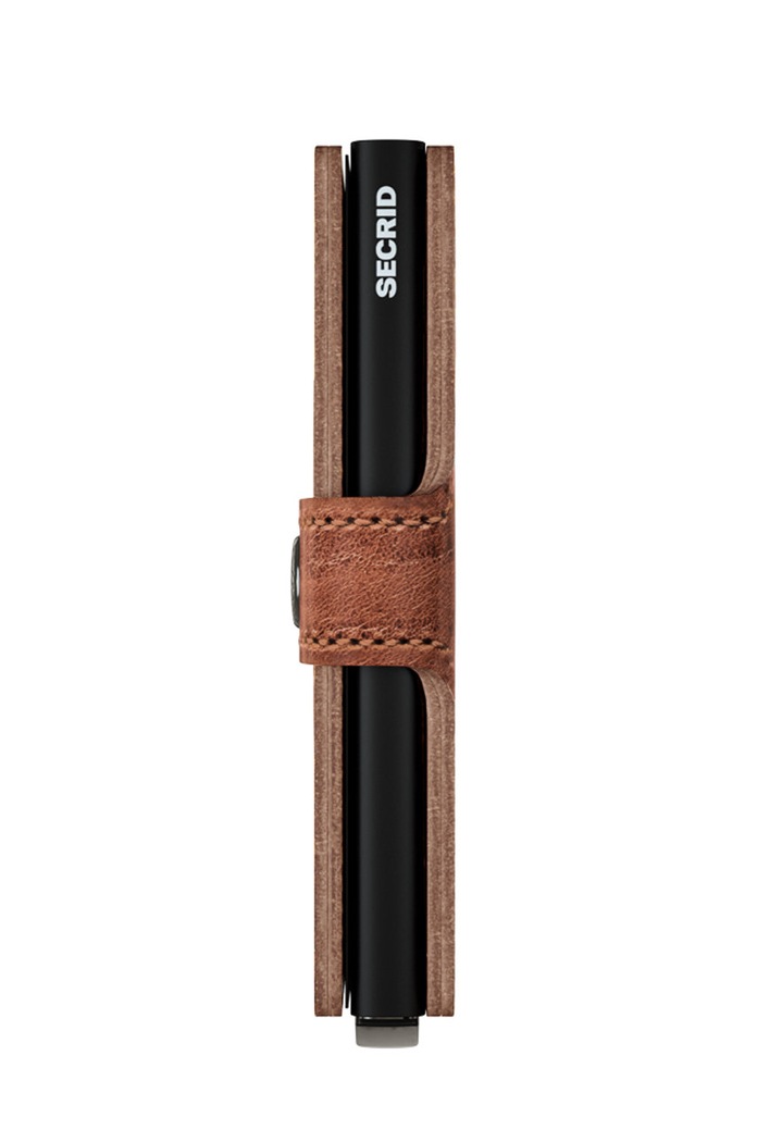 Secrid portafoglio in pelle marrone MDM.Whiskey