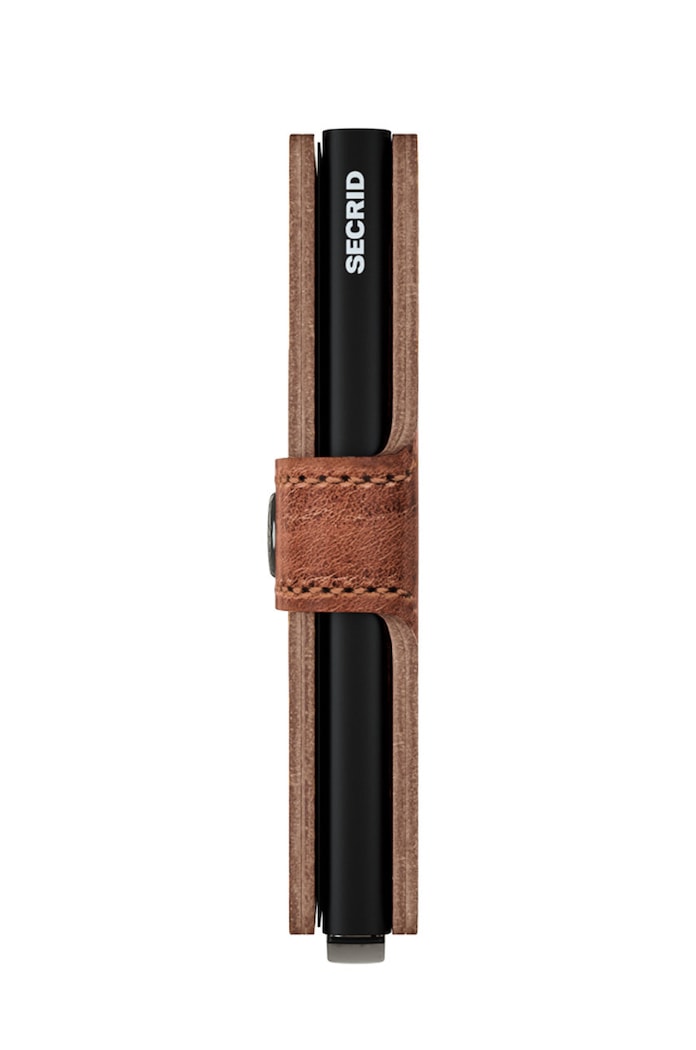 Secrid portafoglio in pelle marrone MDM.Whiskey