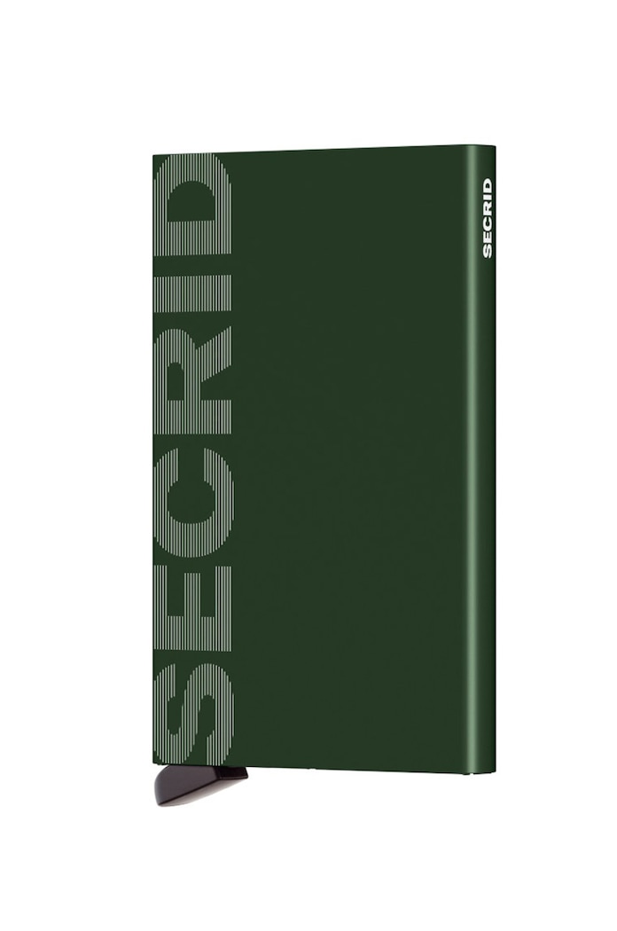 Secrid - Portfel syntetyczny zielony CLa.LogoGreen