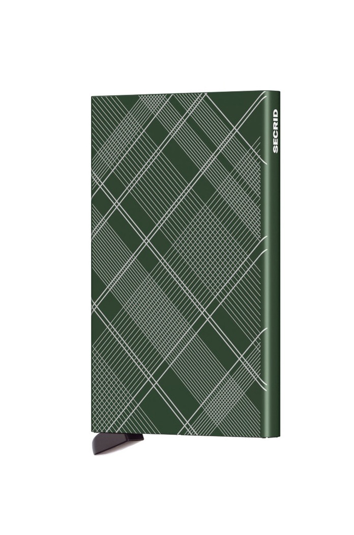 Secrid - Portfel CLa.TartanGreen zielony ZA00