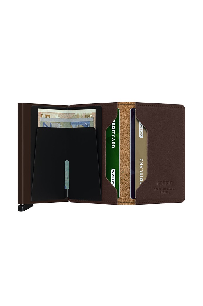 Accesorii Secrid - Portofel de piele SSt.LineaEspresso maro