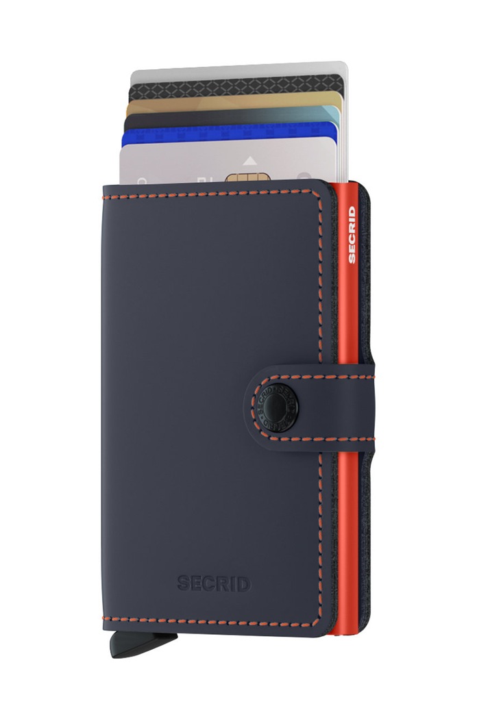 Peňaženka Secrid MM.NightBlueOrange tmavomodrá ZA00