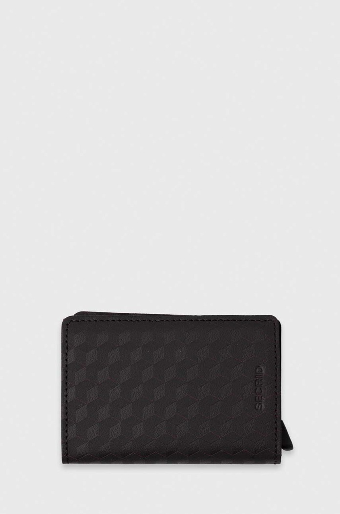 Πορτοφόλι Secrid λείο δέρμα μαύρο Sop.Black.Red
