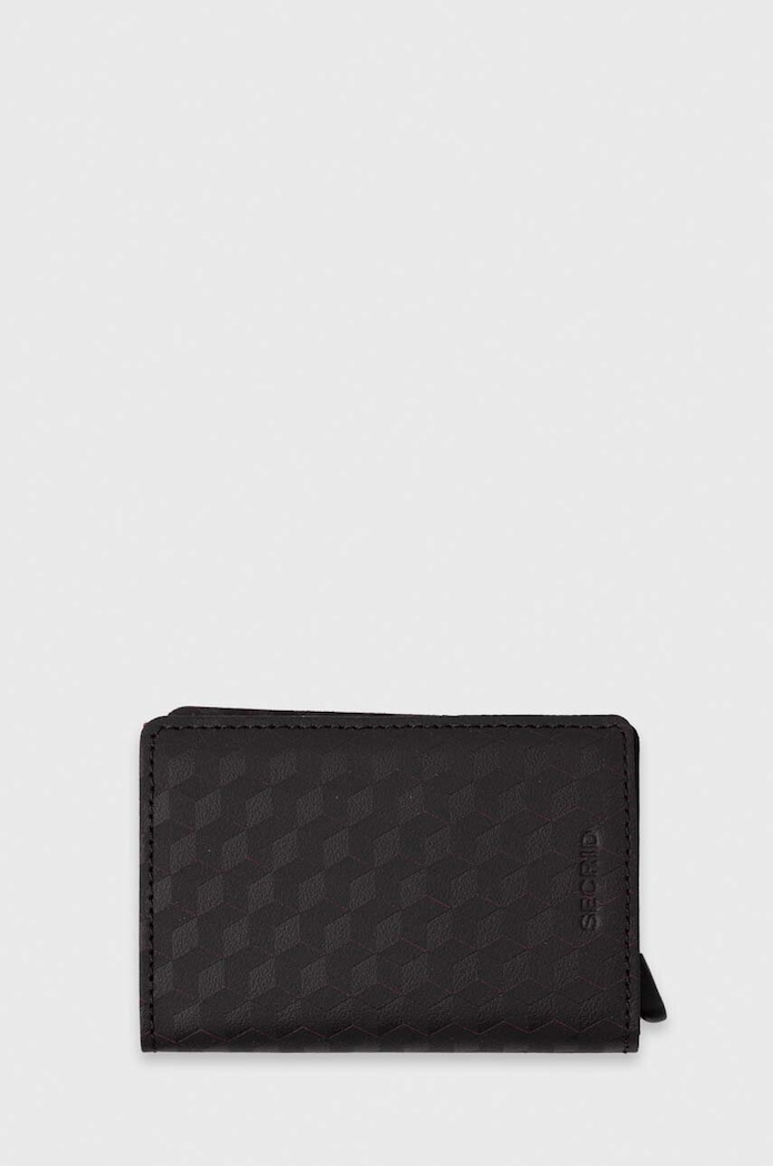 Πορτοφόλι Secrid λείο δέρμα μαύρο Sop.Black.Red