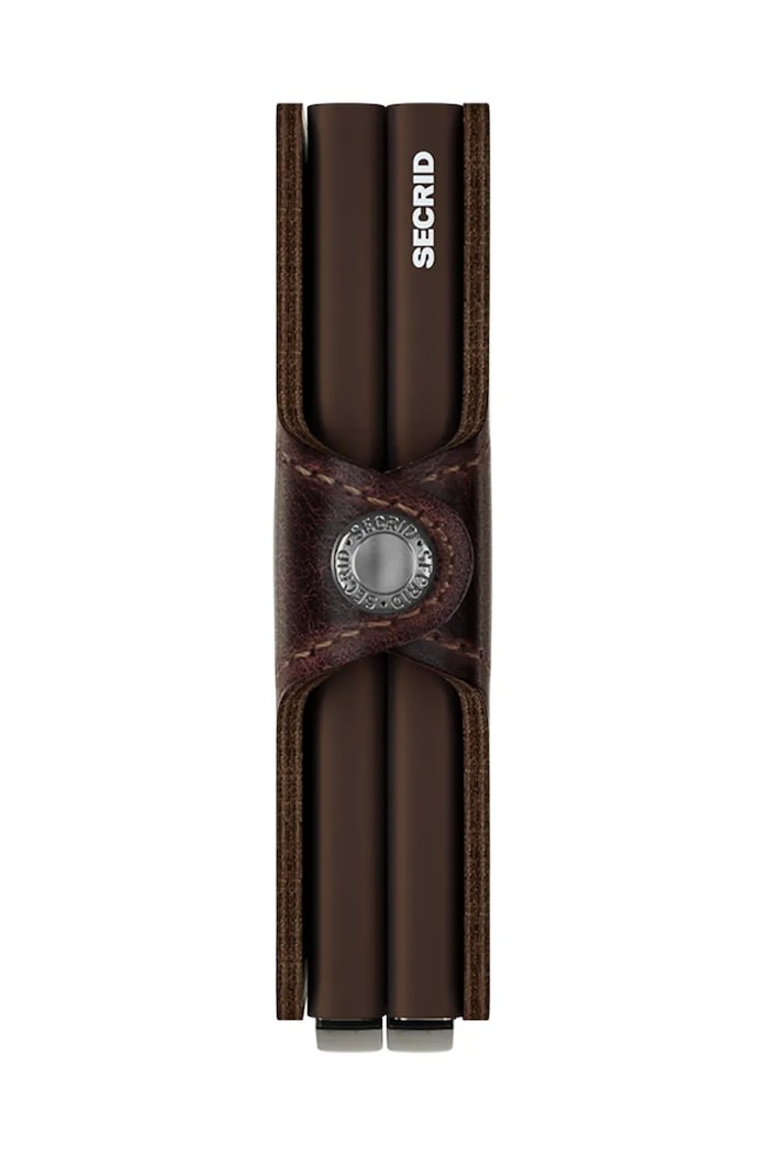 Kožená peňaženka Secrid hnedá TV.Chocolate