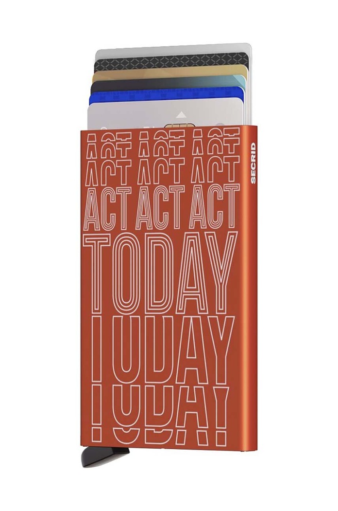 Портмоне Secrid Cardprotector Laser Orange CLa.Act.Today.Orange оранжев ZA00