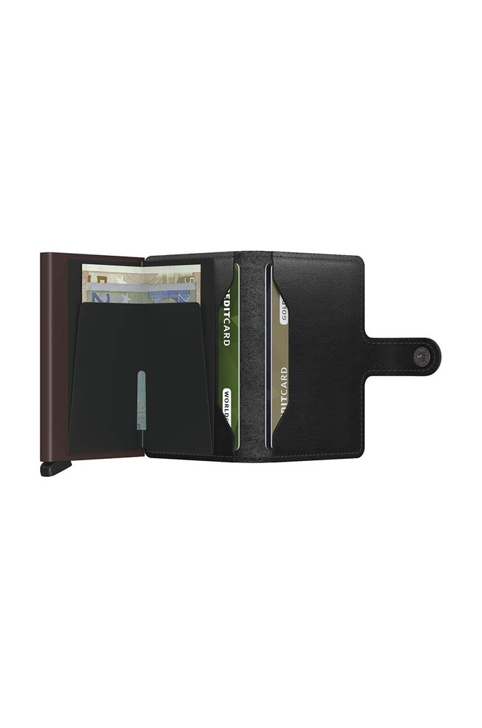 Doplnky Kožená peňaženka Secrid Black & Brown M.Black.Brown čierna