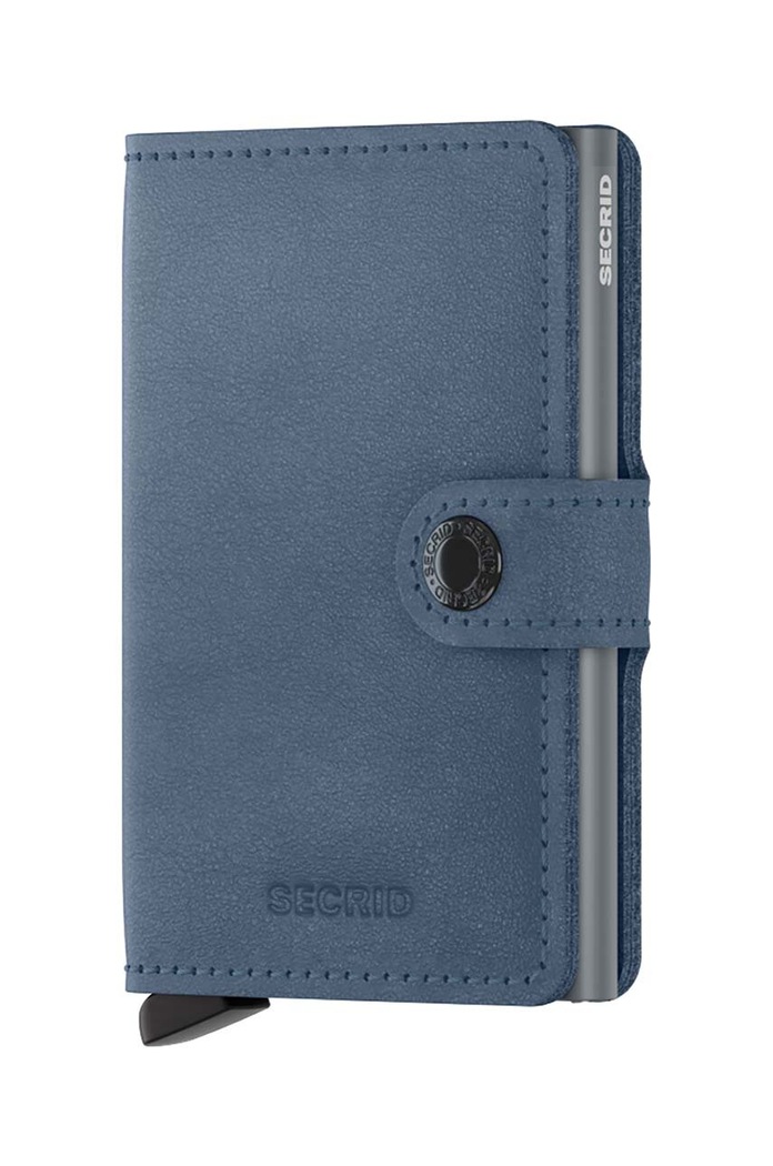Δερμάτινο πορτοφόλι Secrid λείο δέρμα μπλε M.Ice.Blue